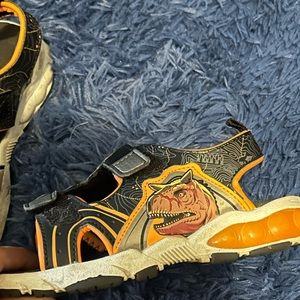 Size 10 dinosaur sandals Velcro